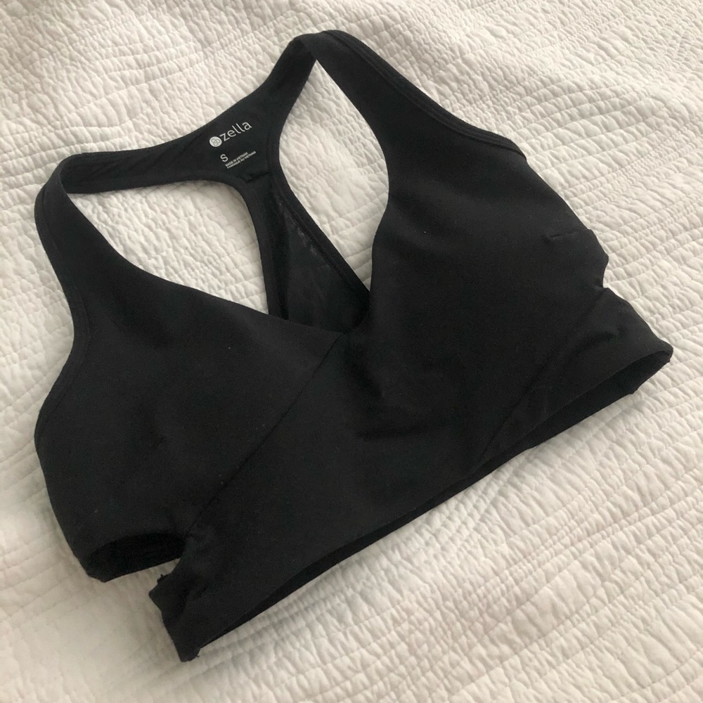 Black Caged Sports Bra